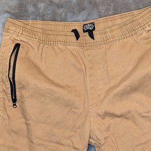 Men's BKC Tan Drawstring Pants Size Medium